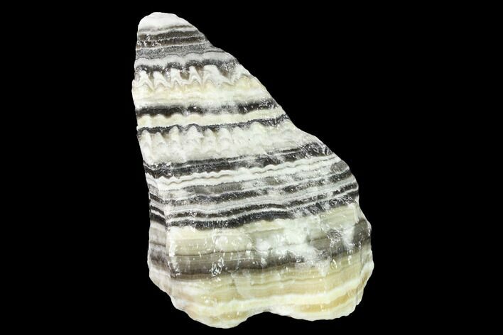 Free-Standing, Banded Zebra Calcite - Mexico #155774